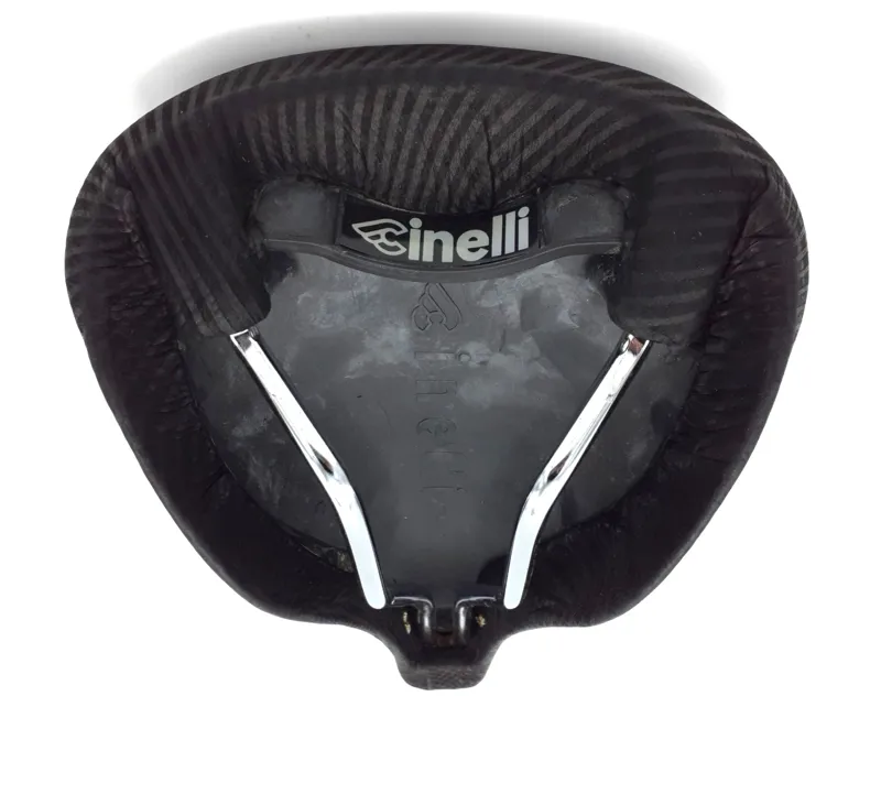Cinelli Volare SLX Saddle in Black Suede Pattern NOS